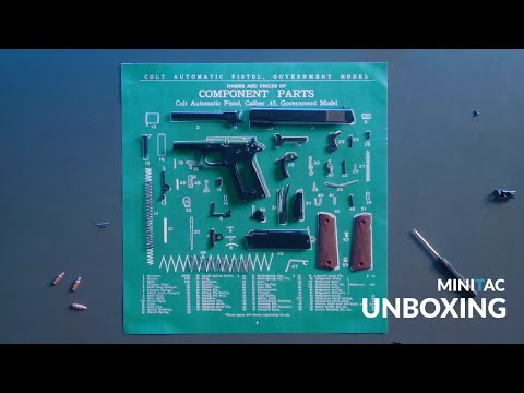 GoatGuns 1:2.5 SCALE 1911 'TIMELESS' MODEL  | UNBOXING (ASMR)