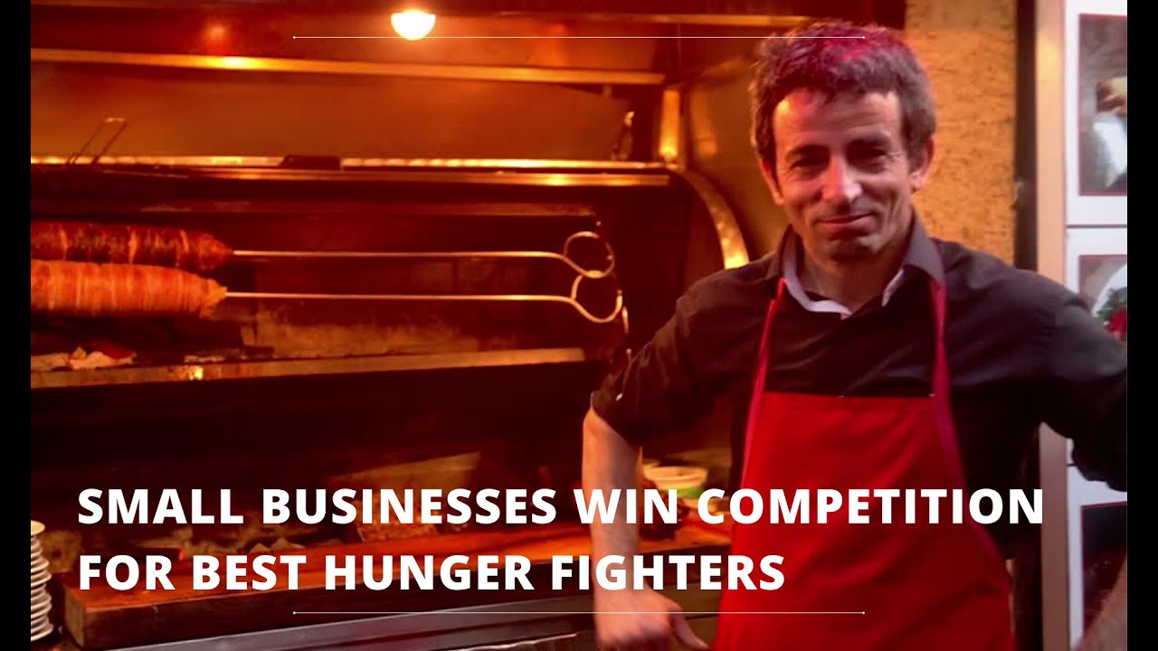 Small businesses win competition for best hunger fighters