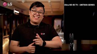 LG Ultra HD 4K TV - 43”, play video, 43UM7600PLB, thumbnail 1