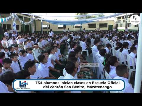 Escuela San Benito inició el ciclo escolar con programas y un aumento de alumnos