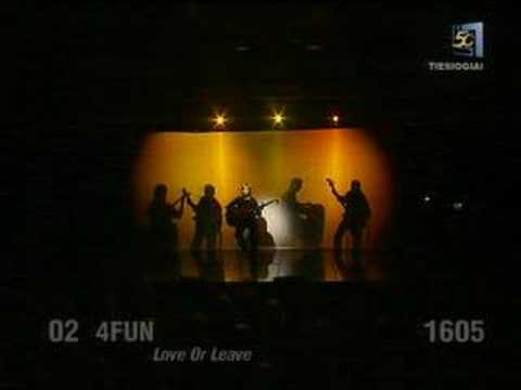 4FUN-Love or leave(Lithuanian ESC final)