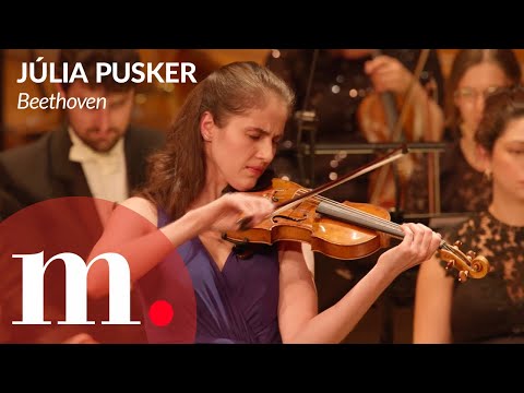 Júlia Pusker performs Beethoven's Violin Concerto in D Major with Gergely Madaras and the OPRL