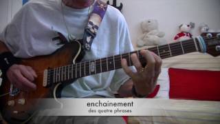 N° 269 - tuto guitare - Daft Punk - Aerodynamic -  l'aller/retour - 2 cordes  alternées