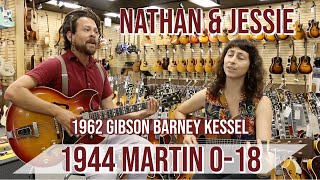 Video thumbnail for 1944 Martin 0-18 and 1962 Gibson Barney Kessel | Nathan & Jessie at Norman's Rare Guitars by Normans Rare Guitars