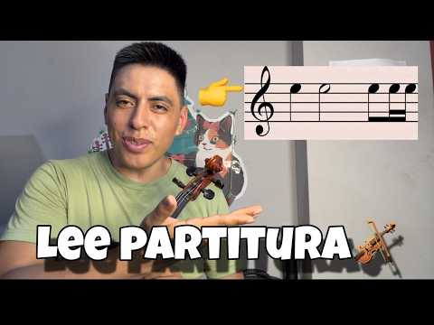 👉 Así se leen las notas del VIOLÍN en la PARTITURA 🎻🎼