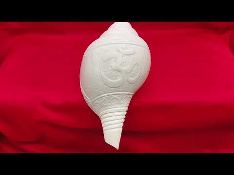Om Shabda-Brahman Blowing Vamavrati Shank for Pooja, Arti, Bhajan video
