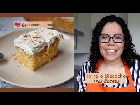 Bizcocho o torta tres leches - version larga de la receta con más detalles
