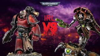 𖤓Chaos Marines(R. Raiders) vs ⚰️NecronsStarshatter) 11th Edition Battle Report!