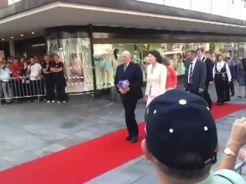 Kongen på besøk i Bergen 23.05.2012