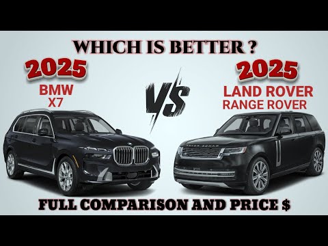 2025 BMW X7 M60i vs 2025 Range Rover P530 SE | X7 vs Range Rover | Which is better