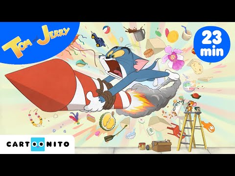 Tom & Jerry | Compilation de poursuites colorées  #NOUVEAU Dessin animé