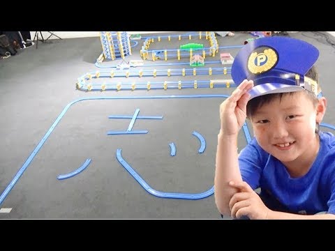 ココロマンちゃんねるコラボ★プラレールガチャッと！アクションステーションを一緒に組み立てたよ♪【19時アップ！立石学園】