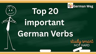 Top 20 important German Verbs | A1-A2 German Language Verbs
