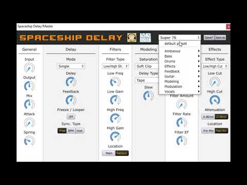 Spaceship Delay by musical entropy KVR DC16