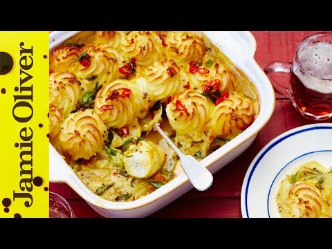 Curried fish pie: Jamie & Buddy Oliver