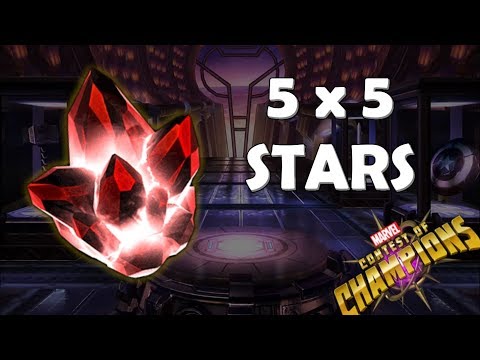 5 x 5 Star crystal opening - Marvel Contest of Champions