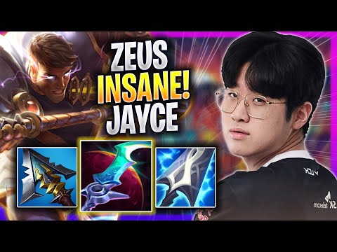 ZEUS IS INSANE WITH JAYCE! - T1 Zeus Plays Jayce TOP vs Irelia! | Season 2023
