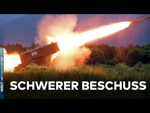PUTINS KRIEG: Massive russische Raketen- und Artillerieangriffe in der Ostukraine