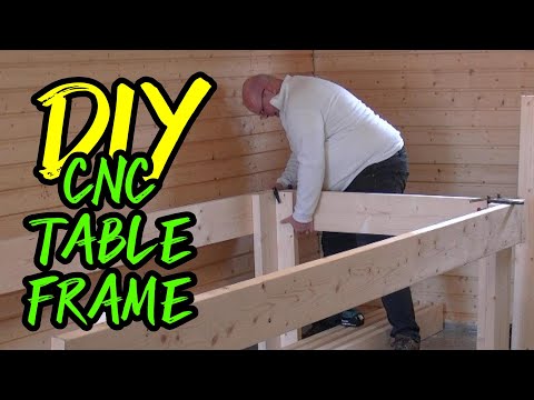 #1 - Building a homemade full size CNC machine - Building the CNC Table frame