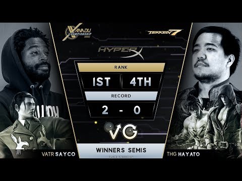 XCS FGC Finals Tekken 7 - VATR | Sayco (Dragunov) Vs. THG | Hayato (Devil Jin) T7 Winners Semis
