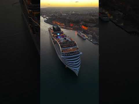 Thumbnail for Let the holidays begin. #MSCCruises #MSCWorldEuropa 📸: IG/skyviewmalta