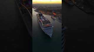 Let the holidays begin. #MSCCruises #MSCWorldEuropa 📸: IG/skyviewmalta