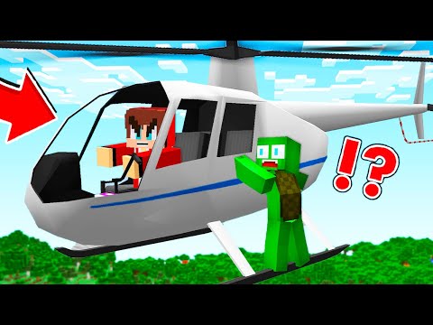 Insane Helicopter Trick in Minecraft Challenge