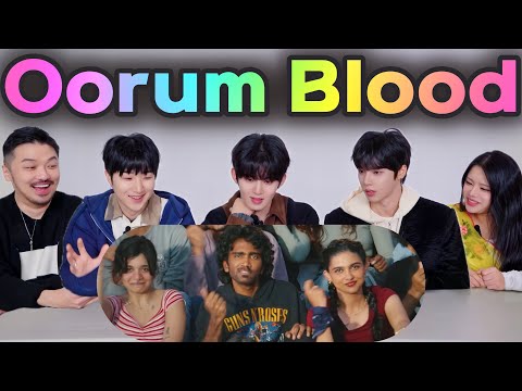 KPOP IDOL Lose it watching Tamil mv ‘Oorum Blood' #inaminute #인어미닛 @jwin entertainment