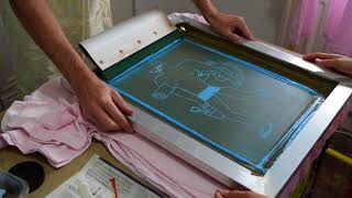 Home studio Screen Printing with YUK FUN