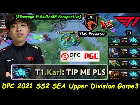 T1 vs TNC Predator | 23savage Medusa Aghamim Build Raid Boss SEA DPC2021 Upper Div SEASON2 Game3