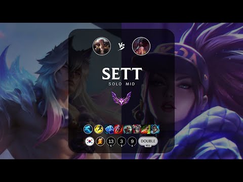 Sett Mid vs Akali - KR Master Patch 12.21