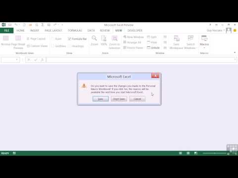 18 05 The Personal Macro Workbook