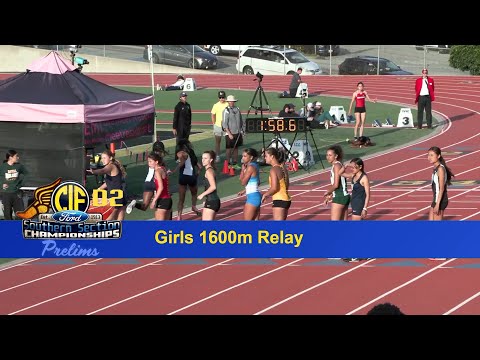 2023 TF - CIF-SS Prelims (D2) - 4x400 Relay (Girls, all 4 heats)