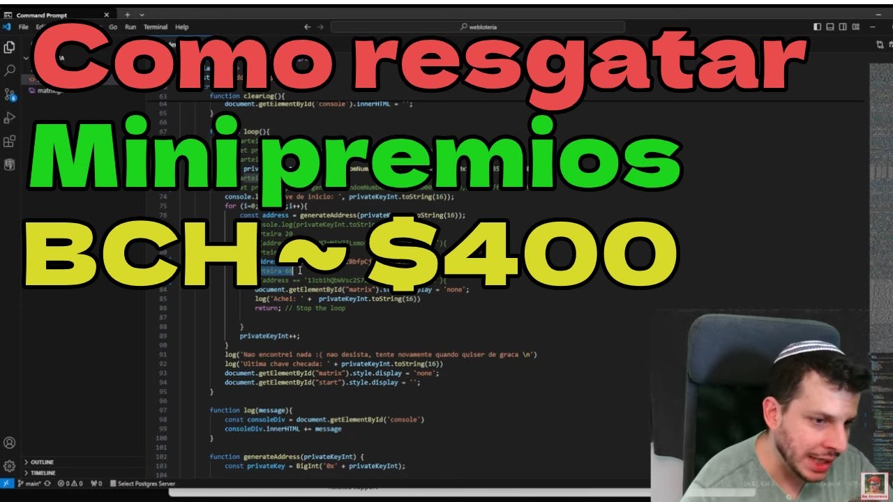 Como resgatar premios em BCH