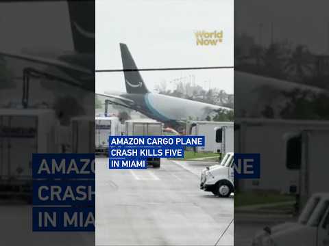 Amazon cargo plane crash kills five in Miami