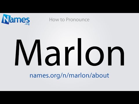 How to Pronounce Marlon