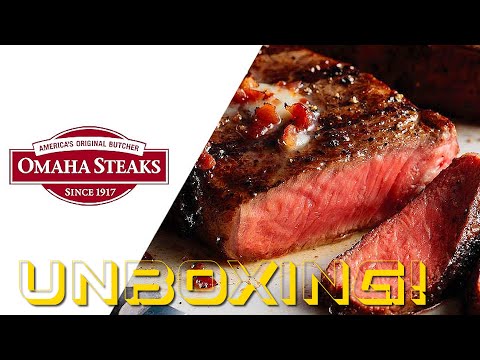 WHAT'S IN THE BOX?! OMAHA STEAKS UNBOXING! Mystery Mail Unboxing! 😮🥩🍗🍖!