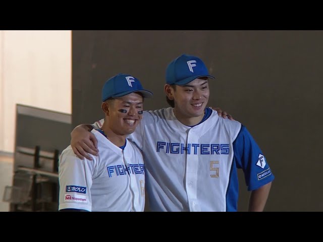 ファイターズ・野村佑希選手・今川優馬選手ヒーローインタビュー 9月11日 北海道日本ハムファイターズ 対 オリックス・バファローズ