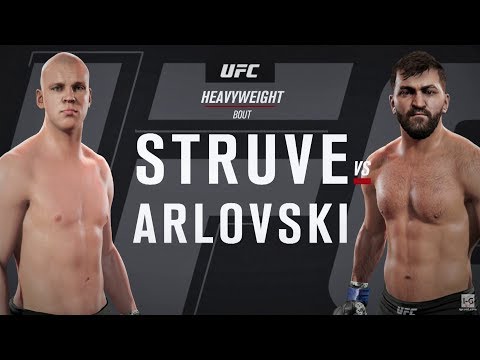 EA Sports UFC 2 - Stefan Struve vs Andrei Arlovski UFC 222 Full Fight Simulation