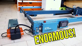 The LARGEST Diode Laser Cutter? 70W Sculpfun S70 Max Review and Test