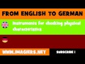 DEUTSCH ENGLISCH Instrumente Zum Prüfen Von Physikalischen Eigenschaften