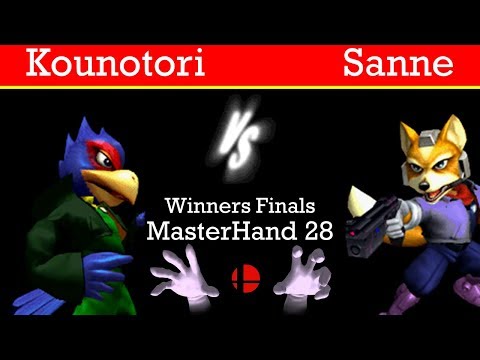 MasterHand 28 WF - Kounotori(Falco) vs. Sanne(Fox)