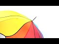 SWIRL RAINBOW WALKING UMBRELLA COLOURFUL OUTDOOR WEDDING BRIDAL PARTY RAIN UK