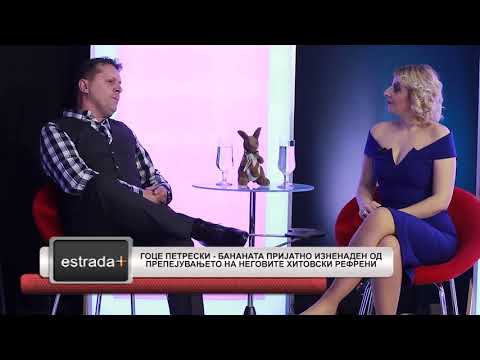 Estradaplus 10.04.2018 - Goce Petreski Bananata e iznenaden od prepejuvanjeto na negovite pesni