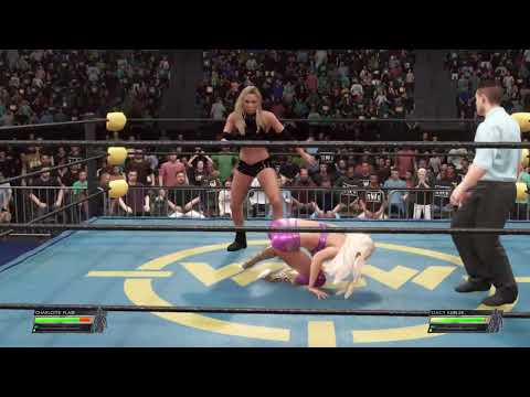 WWE 2K22 : Charlotte Flair Vs Stacy Keibler Extreme Rules Match