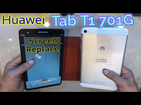 Huawei Mediapad Tablet T1-701u LCD replacement ,  Disassambly , Tear down by Level Technics