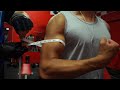 Measuring my Biceps Teen Bodybuilder