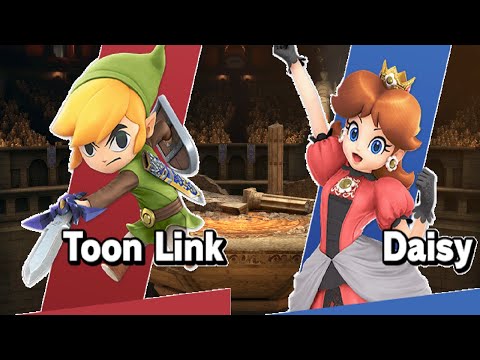 Toon Link vs. Daisy (Super Smash Bros. Ultimate)