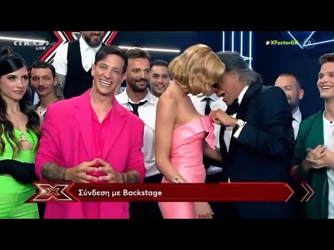 Χαμός στο X-Factor: Ο Ηλίας Ψινάκης κατέβασε το φόρεμα της Κατερίνας Λιόλιου