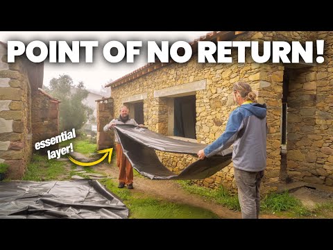 FINALLY! We Build a New Foundation in Our Stone House Bedroom